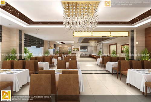 Thiết kế nhà hàng Buffet khách sạn Hà Huy NTKS-915
