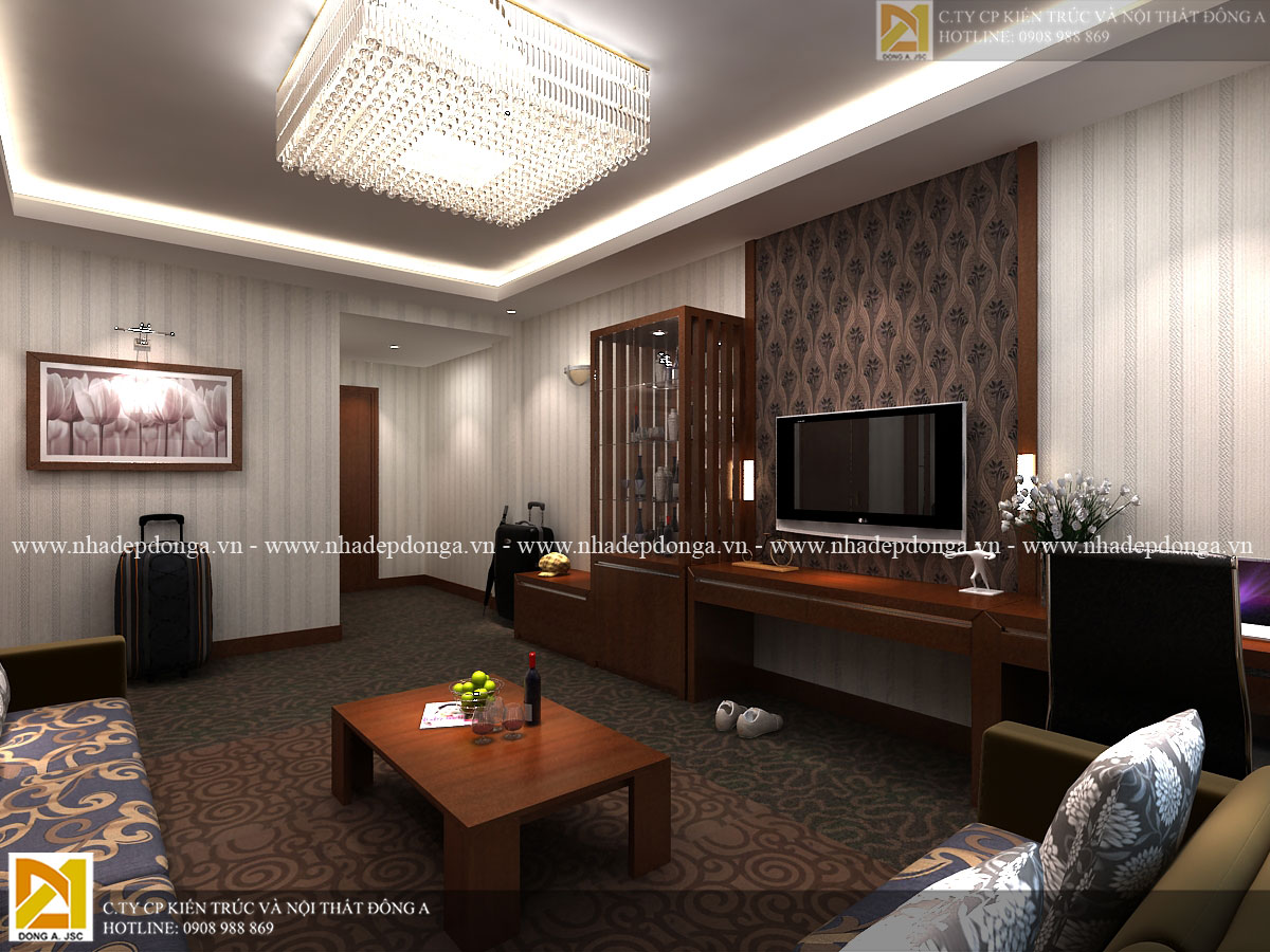 Thiết kế phòng ngủ Vip khách sạn
