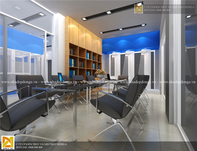 Thiết kế nội thất showroom văn phòng Austdoor