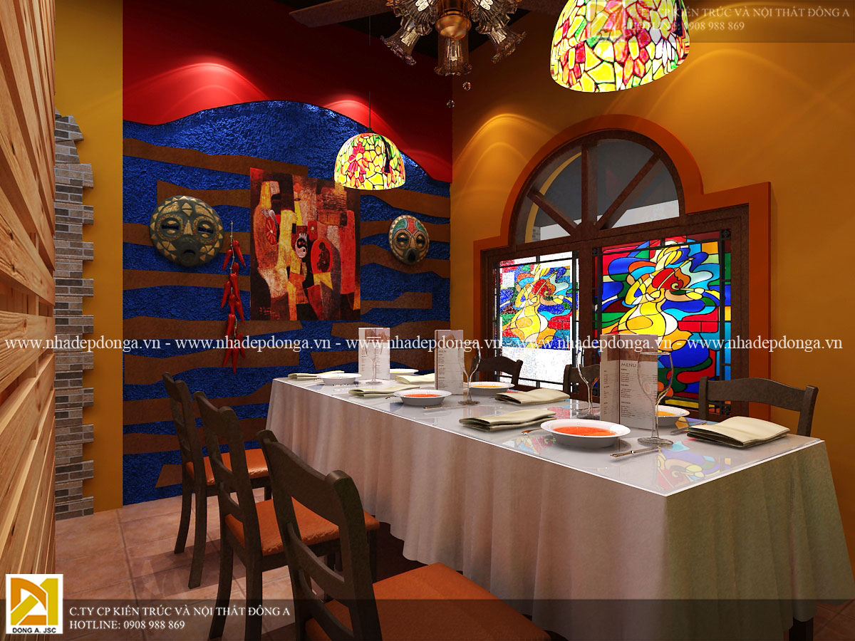 Thiết kế nhà hàng Latino đẹp mắt