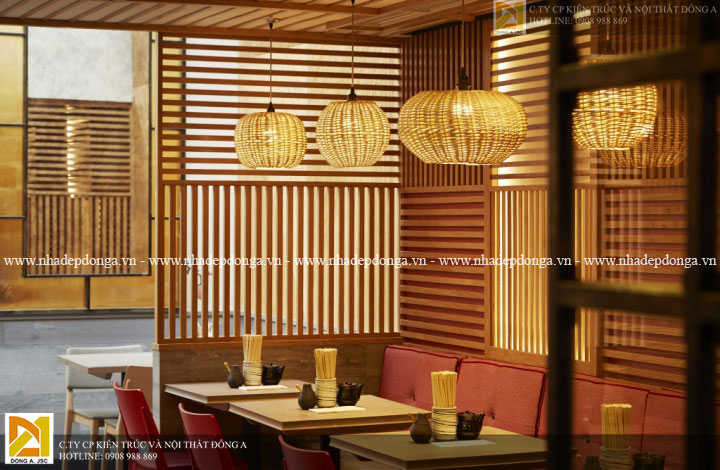 Thiết kế nhà hàng Nhật Bản sang trọng