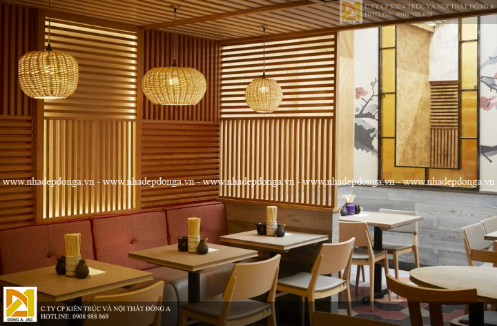 Thiết kế nhà hàng Nhật Bản sang trọng