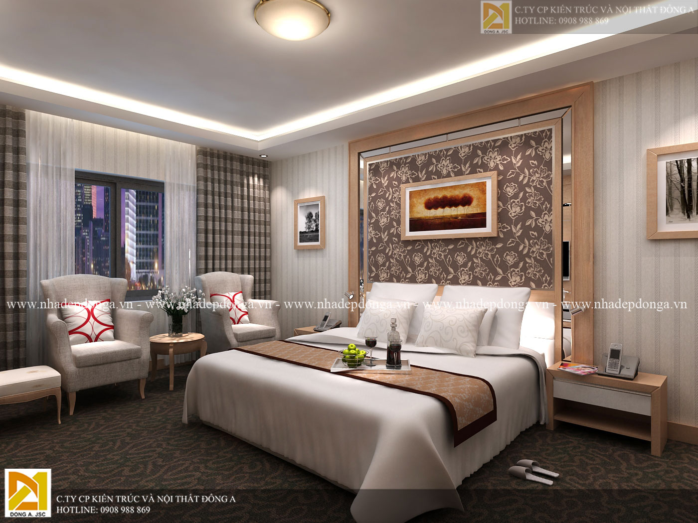 Thiết kế phòng ngủ Vip khách sạn