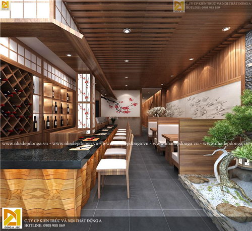 Thiết kế nhà hàng Nhật Bản truyền thống NTNH-05416