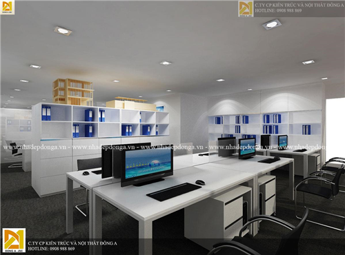 Thiết kế nội thất văn phòng hiện đại NTVP-6416