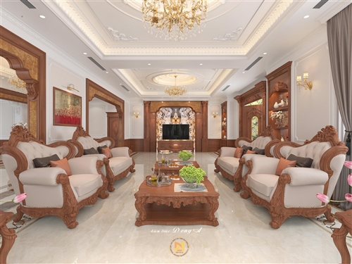 Mẫu thiết kế nội thất biệt thự 2 tầng ấn tượng tại Phú Thọ NTBT-4832
